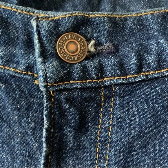 Vintage Levi's 40517-0215 Orange Tab Denim Jeans Mens Size 36x30